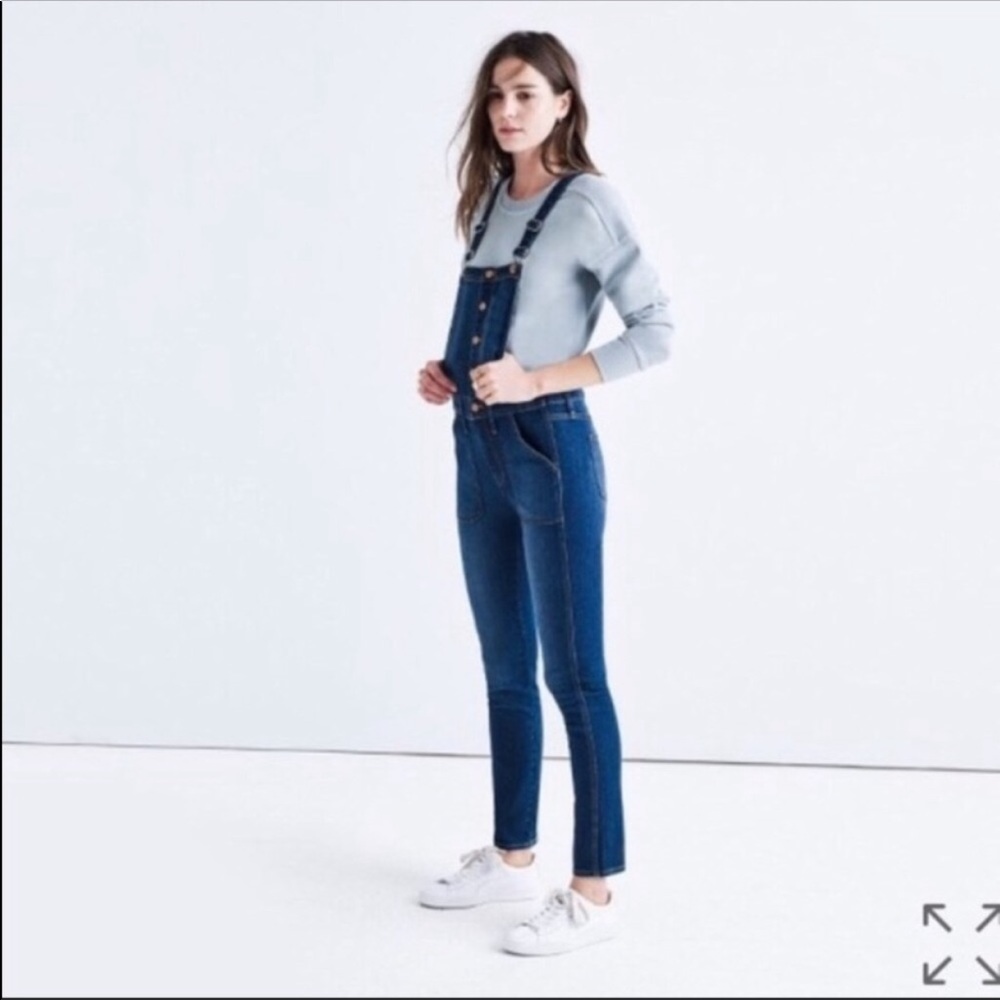 Madewell Button front overalls